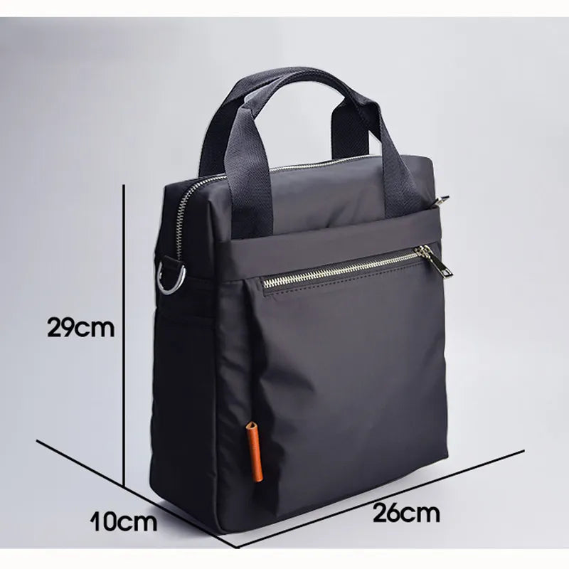 New Men's Shoulder Bags Waterproof Wear-resistant Multi-function Large-capacity Vertical Simple Business Outdoor Casual  Handba