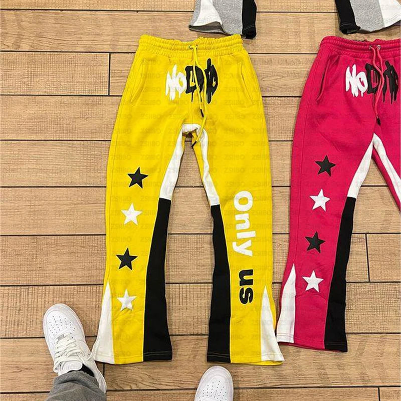 American Harajuku Letter print straight trousers hip-hop letters loose y2k Harajuku Casual pants sweatpants Women Men Trousers
Cargo Style