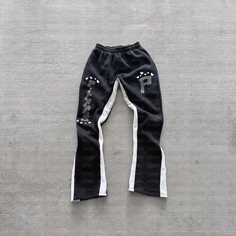 Y2K Cargo Pant Overalls Minus Pants Harajuku Fashion Casual Loose Men Rock Straight Leg Pants Hip Hop Streetwear Joggers Women