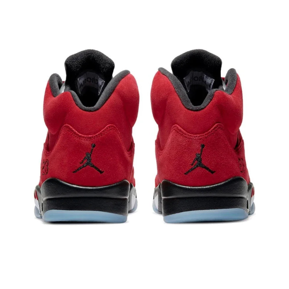 Nike Air Jordan 5 'Bulls' Men's Anti Slip and Wear-resistant Casual Sports High Top Comfortable Basketball Shoes 852542-700