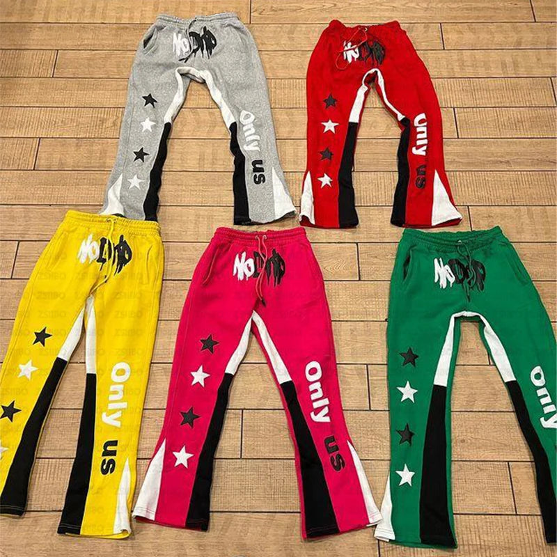 American Harajuku Letter print straight trousers hip-hop letters loose y2k Harajuku Casual pants sweatpants Women Men Trousers
Cargo Style