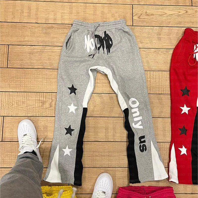 American Harajuku Letter print straight trousers hip-hop letters loose y2k Harajuku Casual pants sweatpants Women Men Trousers
Cargo Style