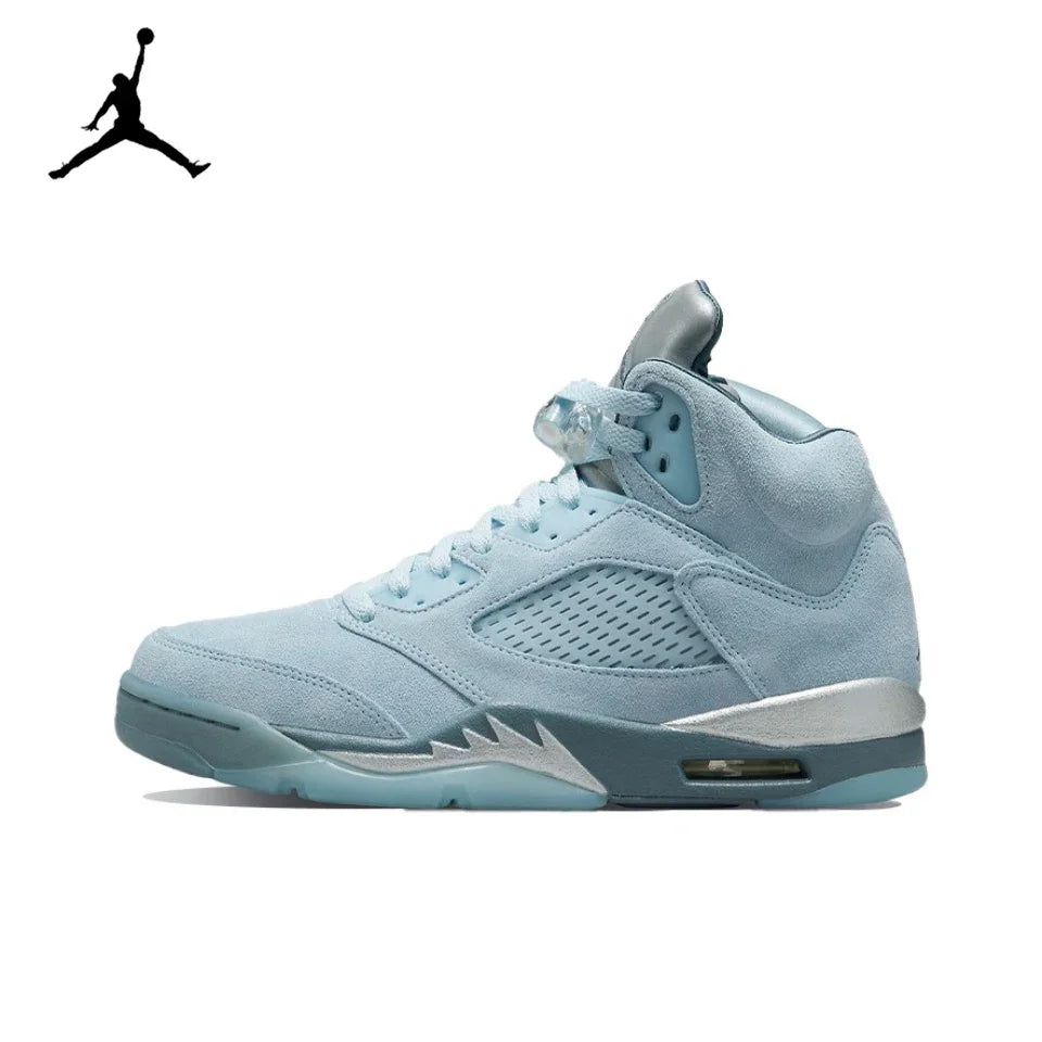 Nike Air Jordan 5 'Bulls' Men's Anti Slip and Wear-resistant Casual Sports High Top Comfortable Basketball Shoes 852542-700