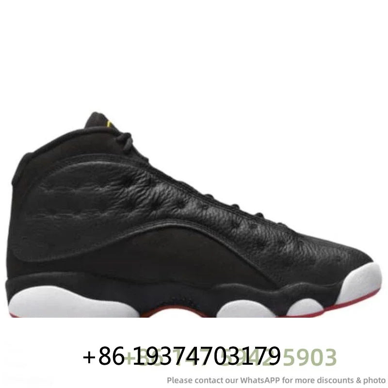 Hot Nike Air Jordan Retro 13 AJ13 Playoff Red Filt Bred White Men Sneakers Women Sports Trainer Basketball Shoes 40-47 OA