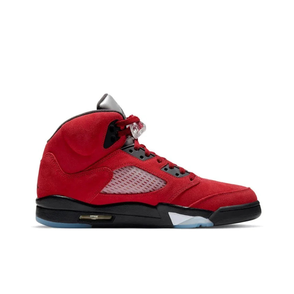 Nike Air Jordan 5 'Bulls' Men's Anti Slip and Wear-resistant Casual Sports High Top Comfortable Basketball Shoes 852542-700