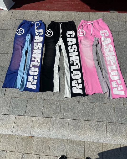 Y2K Women's Sweatpants Bottom printing Stretch Casual Pants Oversize streetwear High Street Vintage Hip Hop Pop Dance Halloween