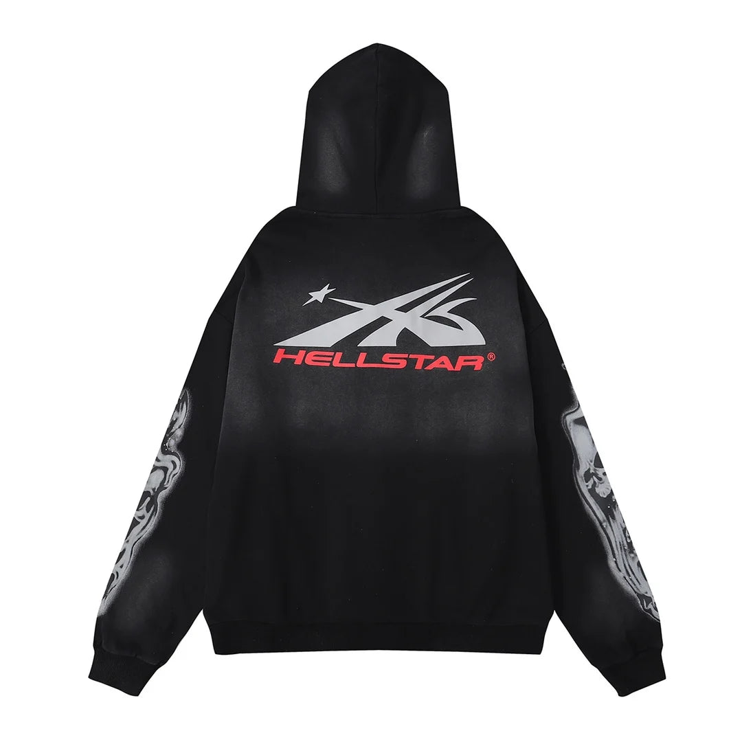 Y2K Hellstar Men's Women's Hoodies Leisure Hoodie Printed Pattern Pure Cotton Material Warm Comfortable