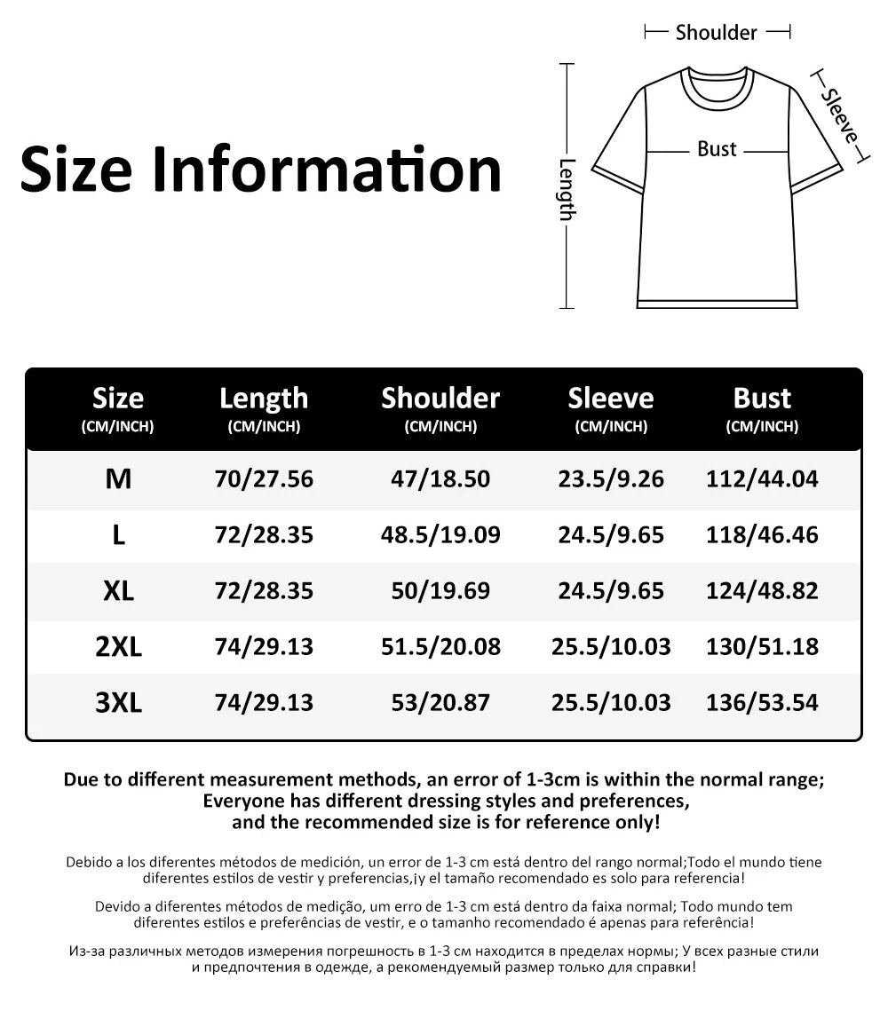 2024 Summer New Men's Graphic Printed T-Shirts Personalized T-Shirts Trendy Large Size Short Sleeve Casual Fashion Sports Tops