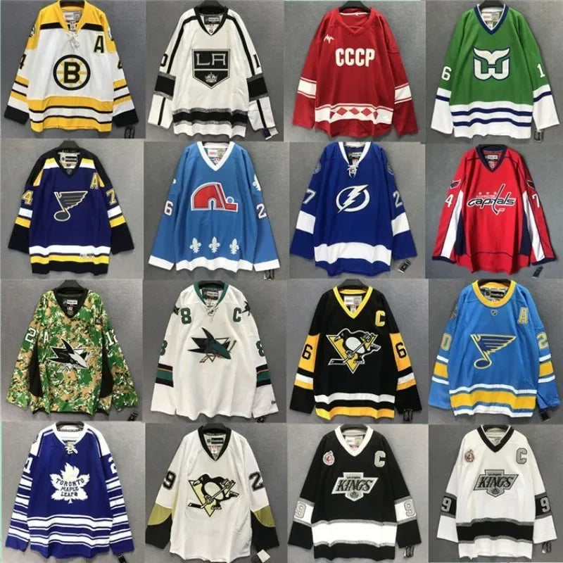 American Baseball Uniform Online Celebrity Brand Fashion Hip Hop Loose Embroidered Ice Hockey Uniform Long Sleeve Men Women Jacket