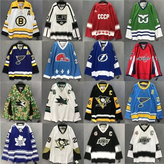 American Baseball Uniform Online Celebrity Brand Fashion Hip Hop Loose Embroidered Ice Hockey Uniform Long Sleeve Men Women Jacket