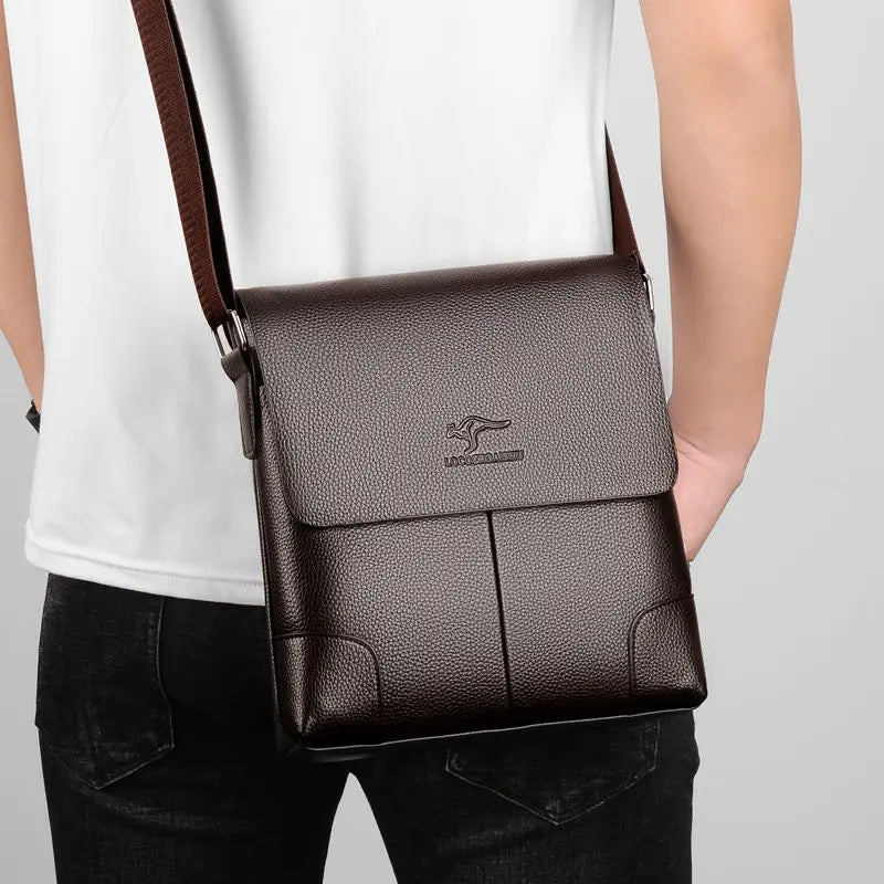 Men Messenger Bags Famous Brand Pu Leather Crossbody Shoulder Bag For Man Business Tote Bags Hot Sale Fashion Mens Travel Bag