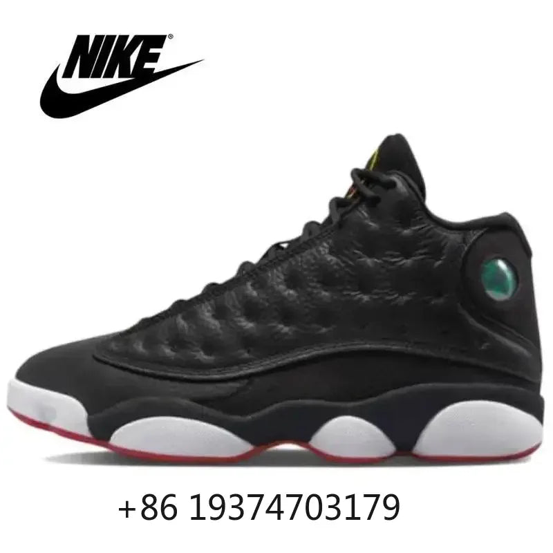 Hot Nike Air Jordan Retro 13 AJ13 Playoff Red Filt Bred White Men Sneakers Women Sports Trainer Basketball Shoes 40-47 OA