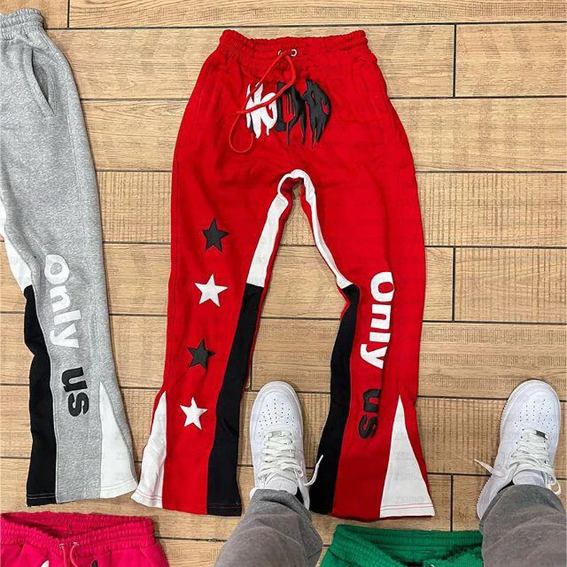 American Harajuku Letter print straight trousers hip-hop letters loose y2k Harajuku Casual pants sweatpants Women Men Trousers
Cargo Style