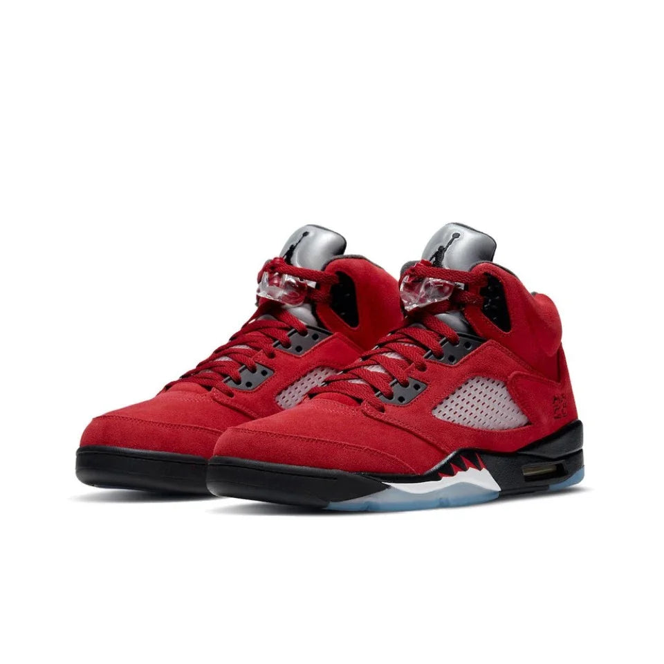 Nike Air Jordan 5 'Bulls' Men's Anti Slip and Wear-resistant Casual Sports High Top Comfortable Basketball Shoes 852542-700