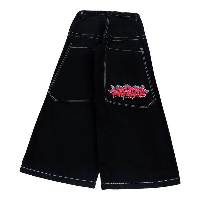 jeans japanese 2000s style jnco jncos y2k pantalones de mujer pants baggy for wowen clothing biggest trashy ropa aesthetic jinco